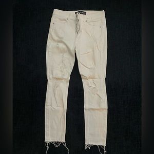 NOT AVAILABLE Express Jeans Ankle Legging High-Rise Sz 8 White